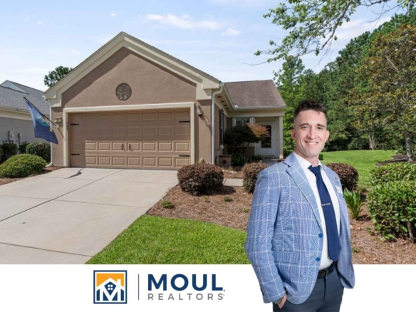 101 Redtail Dr - Agent in front of property