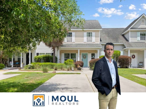 13 Running Oak Dr - Agent in front of property